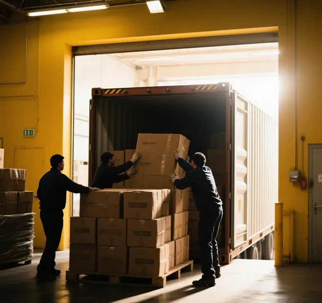 Cajas de cartón listas para envío