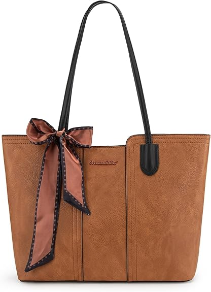 Bolsas de mano grandes de poliéster de cuero vegano para mujeres