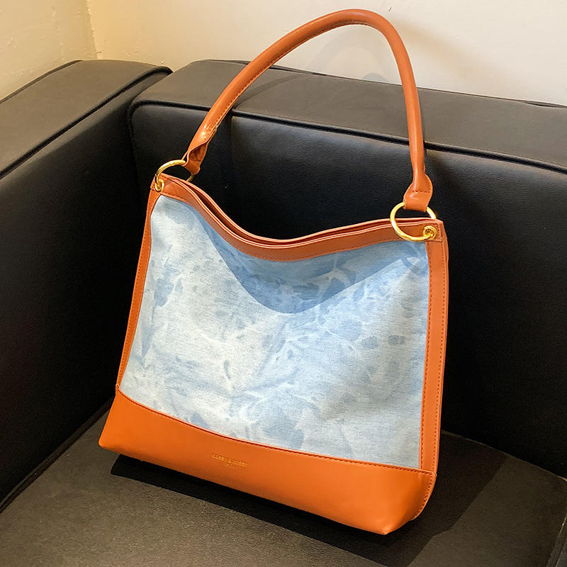 Conjunto de playa grande de lujo diseño personalizado para damas, bolsos hobo de hombro para mujeres