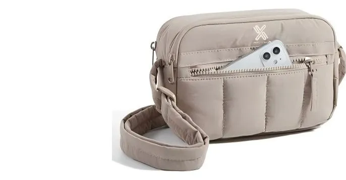 Bolso cruzado, mini bolsos cruzados para mujeres, bolso de viaje, bolso de hombro acolchado