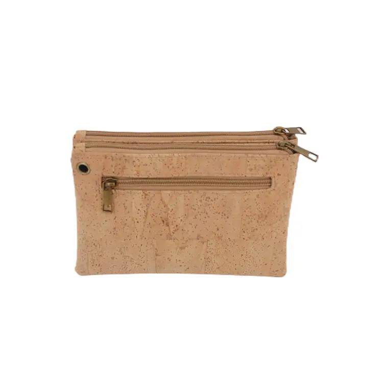 Bolso de Elegancia Terrenal - Cartera de Corcho Ecológica Personalizada para Mujeres