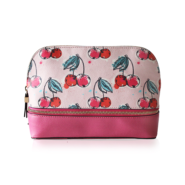 Bolsa de Maquillaje Personalizada Portátil de Cuero PU Impermeable Neceser de Viaje Bolsa de Maquillaje Multifuncional para Brochas Bolsa Cosmética para Mujeres