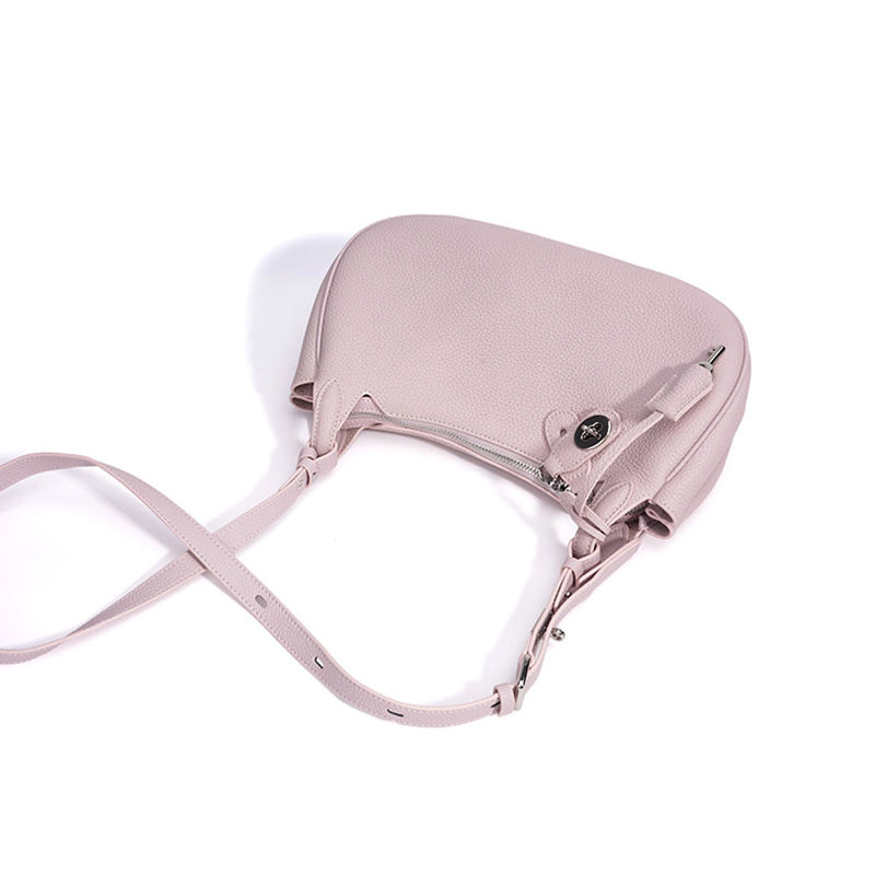 Bolso hobo de cuero genuino al por mayor para mujeres, bolso de hombro de piel de vaca suave, tote de lujo, diseño de nicho, bolsos de hombro para mujeres