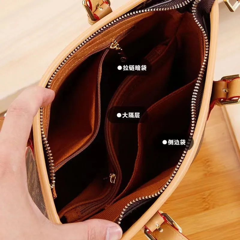 Bolso de gran capacidad para mujeres en 2024, bolso de mujer de moda, bolso de axila personalizado, bolso vintage, bolso tipo cubo, bolso de hombro