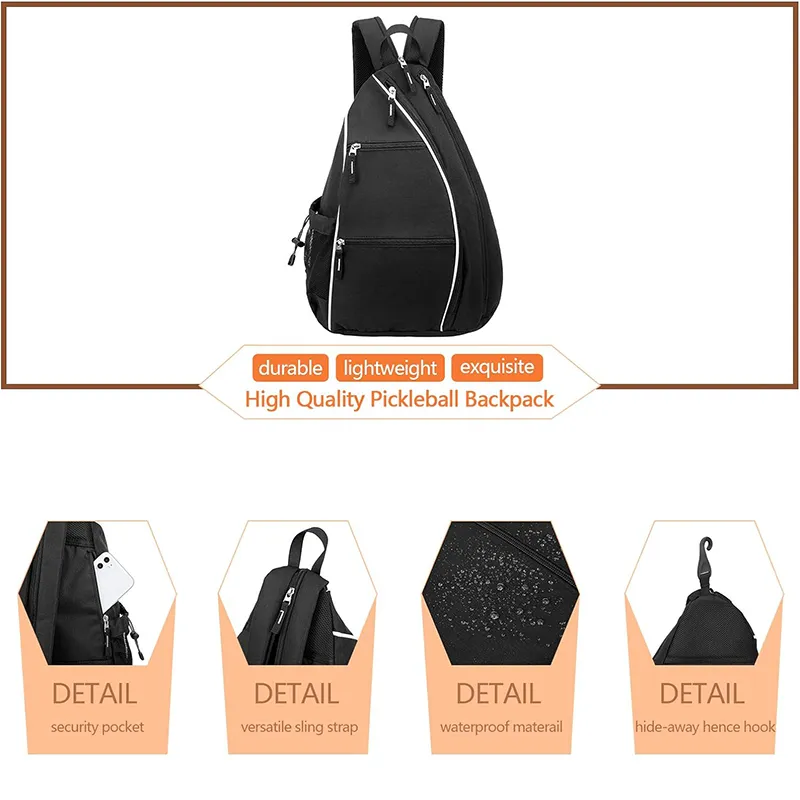 Mochila de Pickleball para Mujeres y Hombres, Mochila para Palas de Pickleball