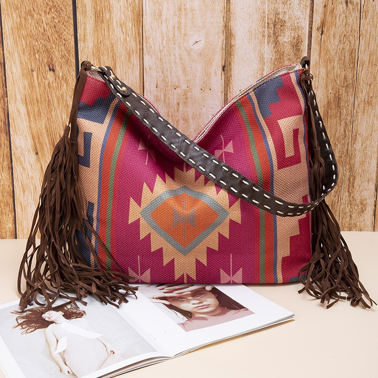 Nuevo estilo de moda retro elegante bolso de hombro personalizado nuevo diseño especial de estilo chino vintage bolso de mano para mujer