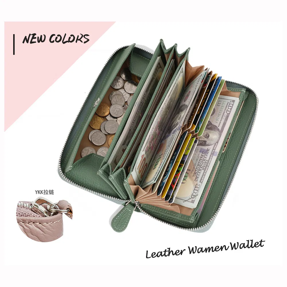 Cartera de diseñador, bolsos de lujo, monedero, cartera larga para mujer, bolso de mujer
