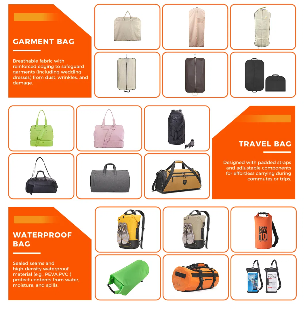 Bolsa de viaje de moda OEM, impermeable y resistente a desgarros
