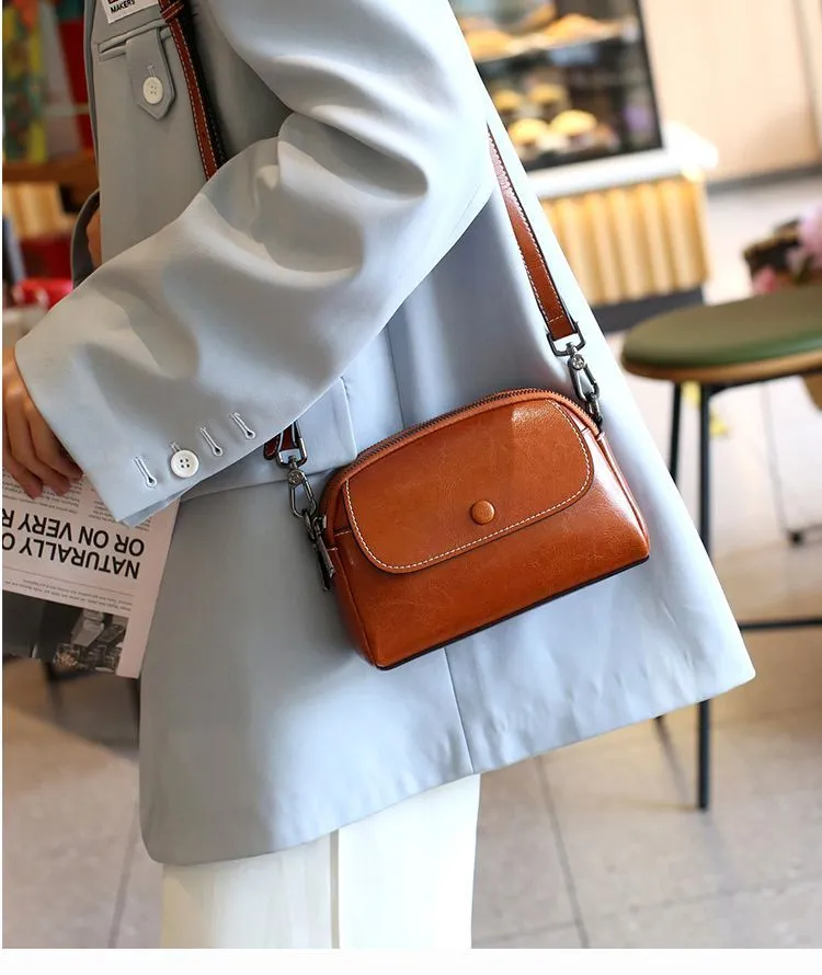 Bolsos de cuero genuino calidad superior