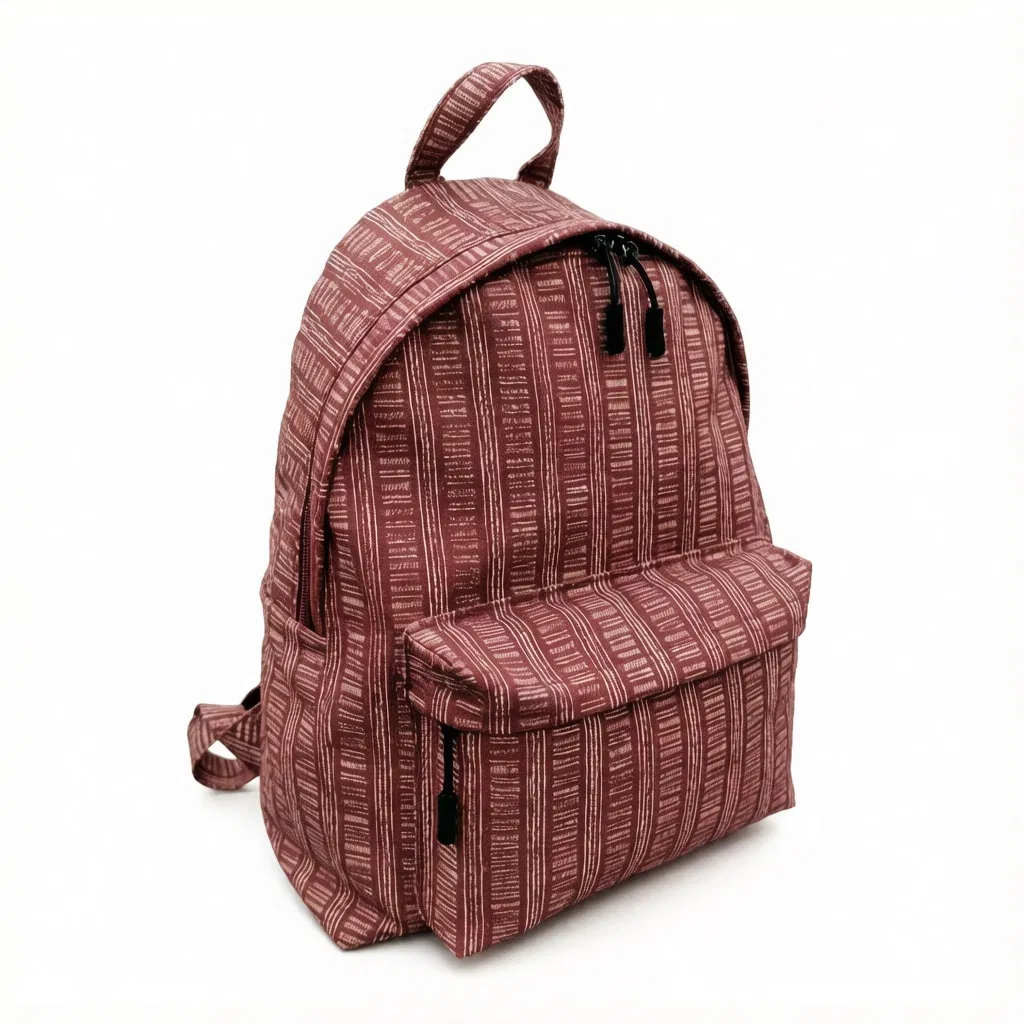 Mochila de lujo casual de tela de barro para viajes para mujeres y hombres al aire libre