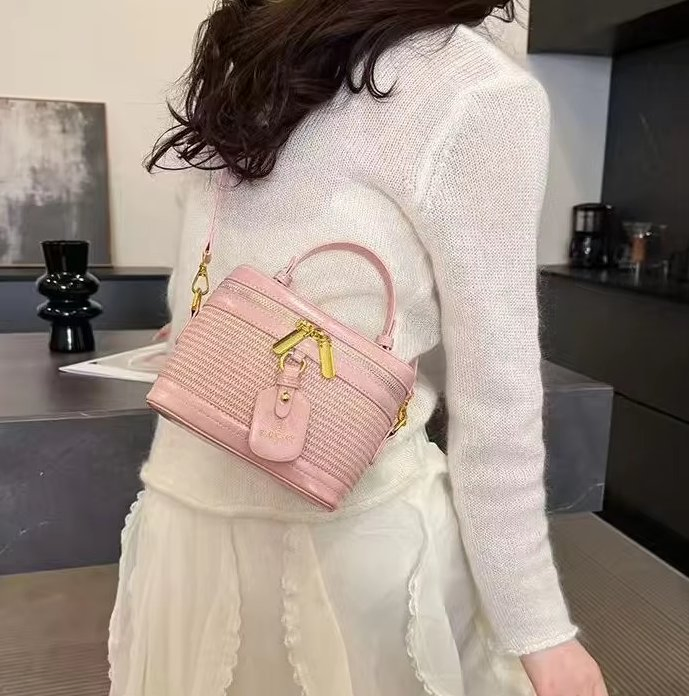 Bolso cruzado ligero de lona personalizada resistente a manchas para parque y picnic