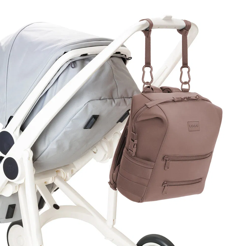 Mochila de neopreno grande para mujeres, maternidad, viaje, hospital, fin de semana, con cremallera, suministro OEM