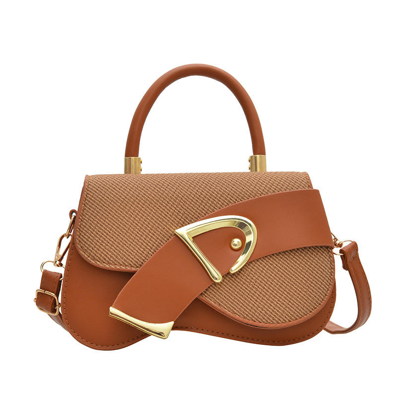 Wx7086 Diseño Único, Textura Casual y Simple, Bolso de PU Pequeño y Personalizado para Mujeres, Adecuado para Verano, Bolso de Hombro Único y Cruzado