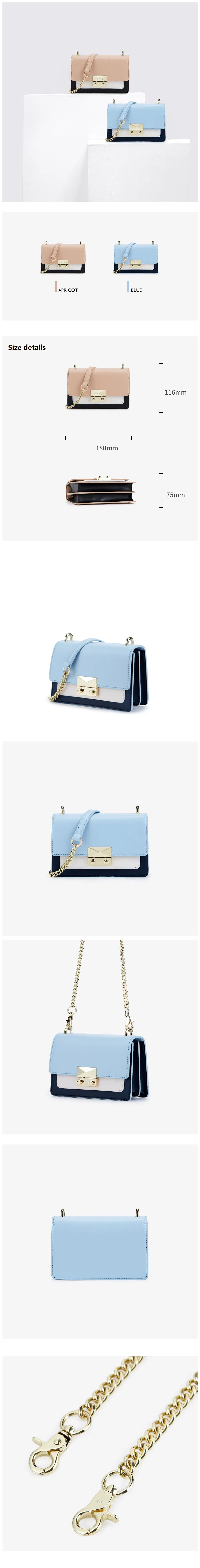 Detalles de producción del bolso para mujeres