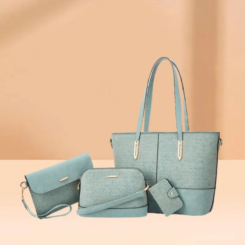 Bolsa tote premium de lino orgánico tejido de macramé de cuero vegano metálico con lentejuelas para trabajo, gimnasio, yoga y pañales