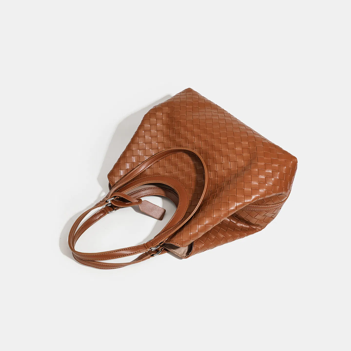 Wx3064 Bolso de mano tejido retro de estilo gemelo de alta gama para damas