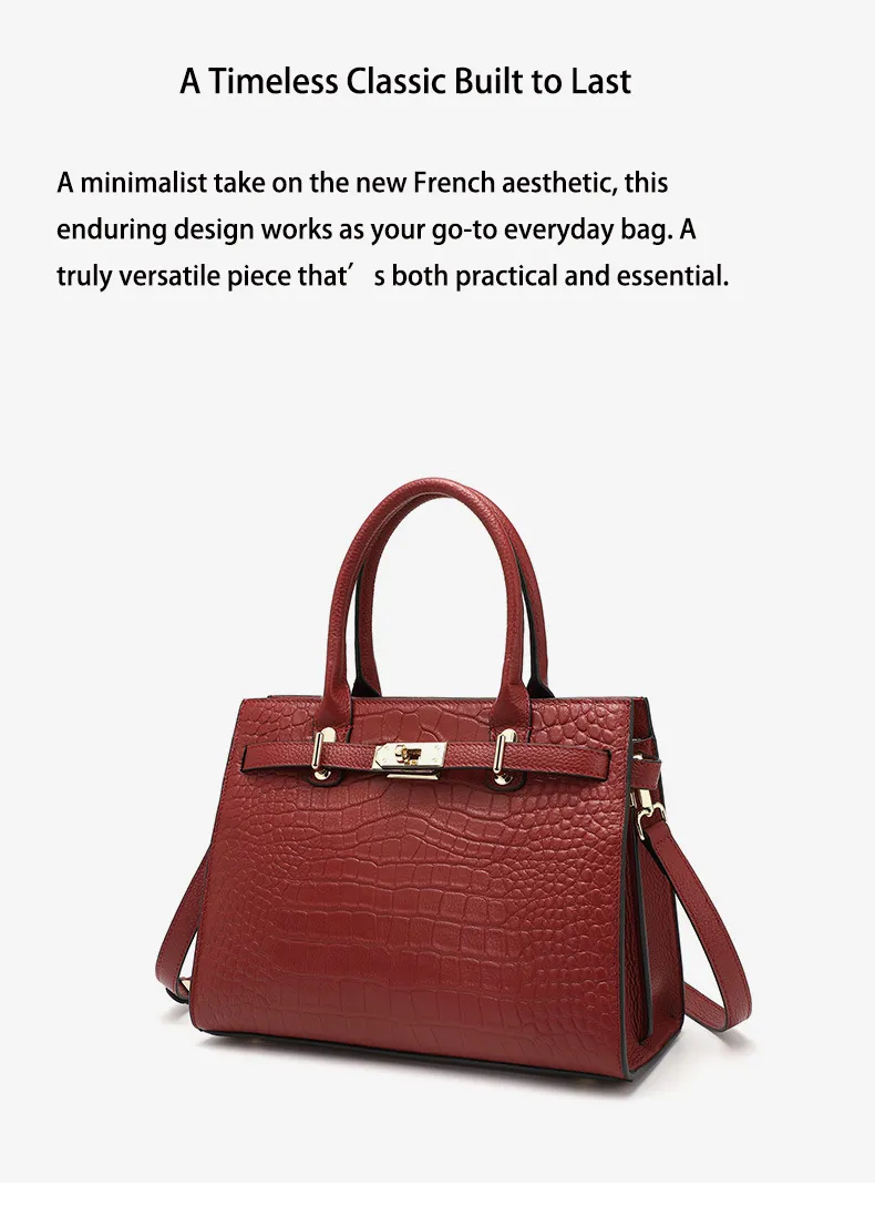 Bolso de lujo de cuero para mujeres