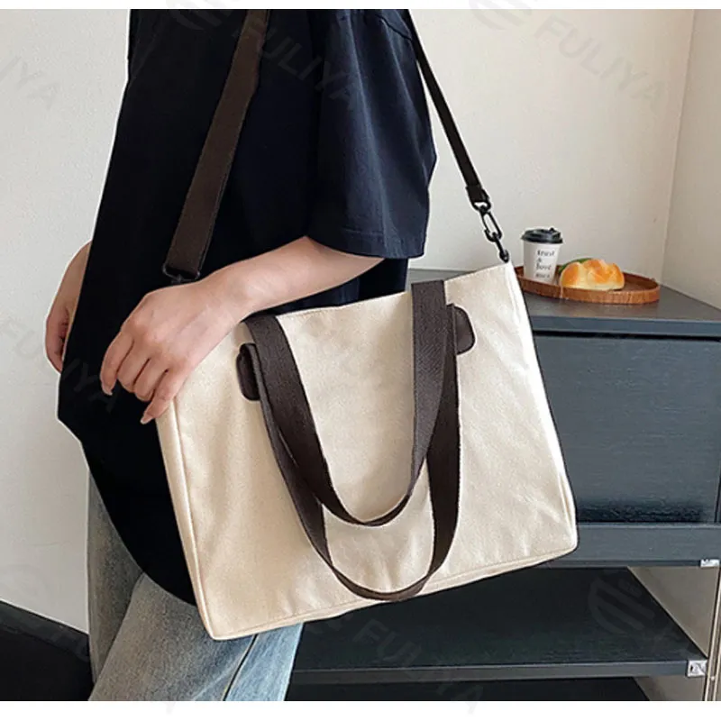 Bolso de hombro cruzado casual para mujeres, bolso de compras personalizado, bolsa tote personalizada