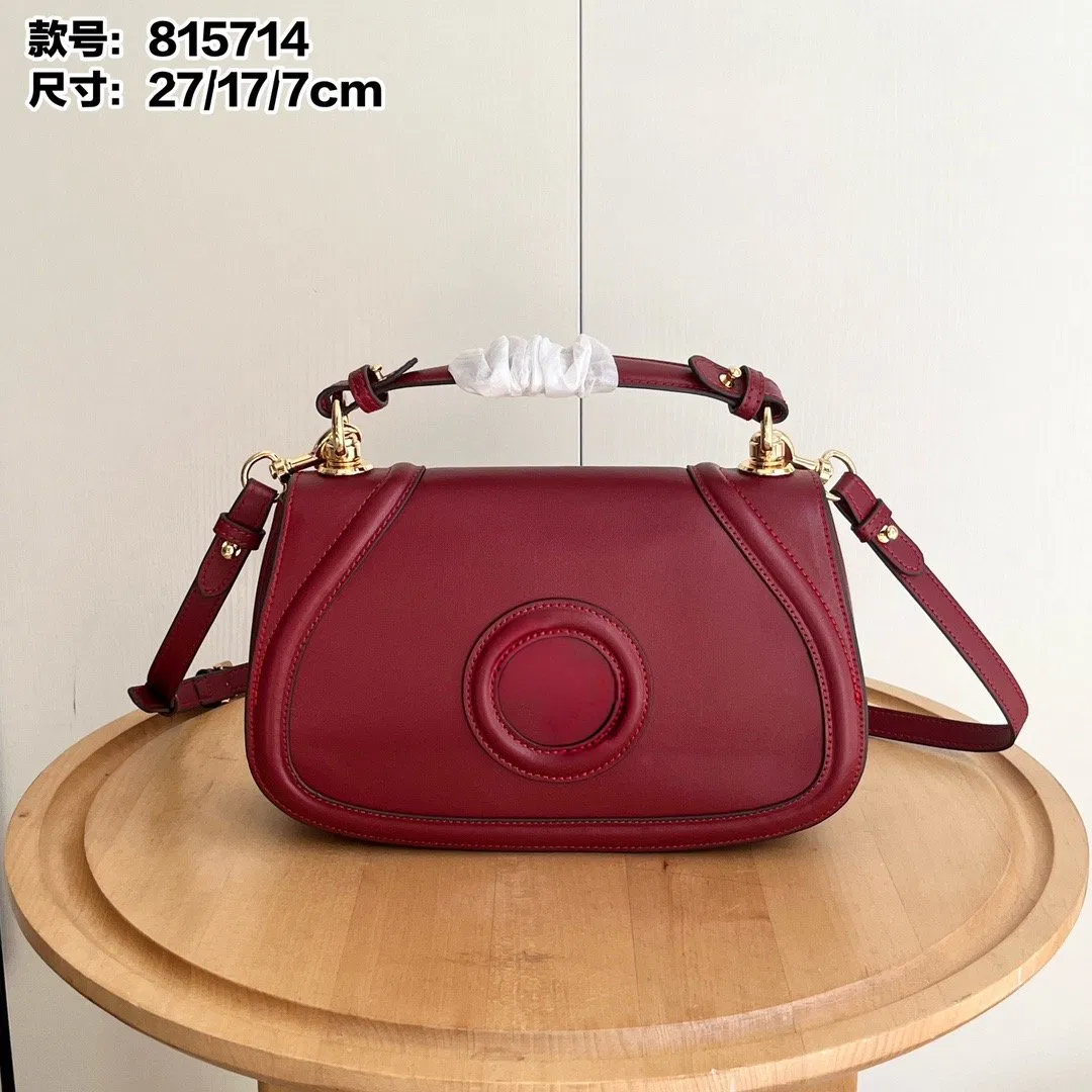 Bolso de mano de diseñador de lujo para damas, bolso de hombro de cuero, tote