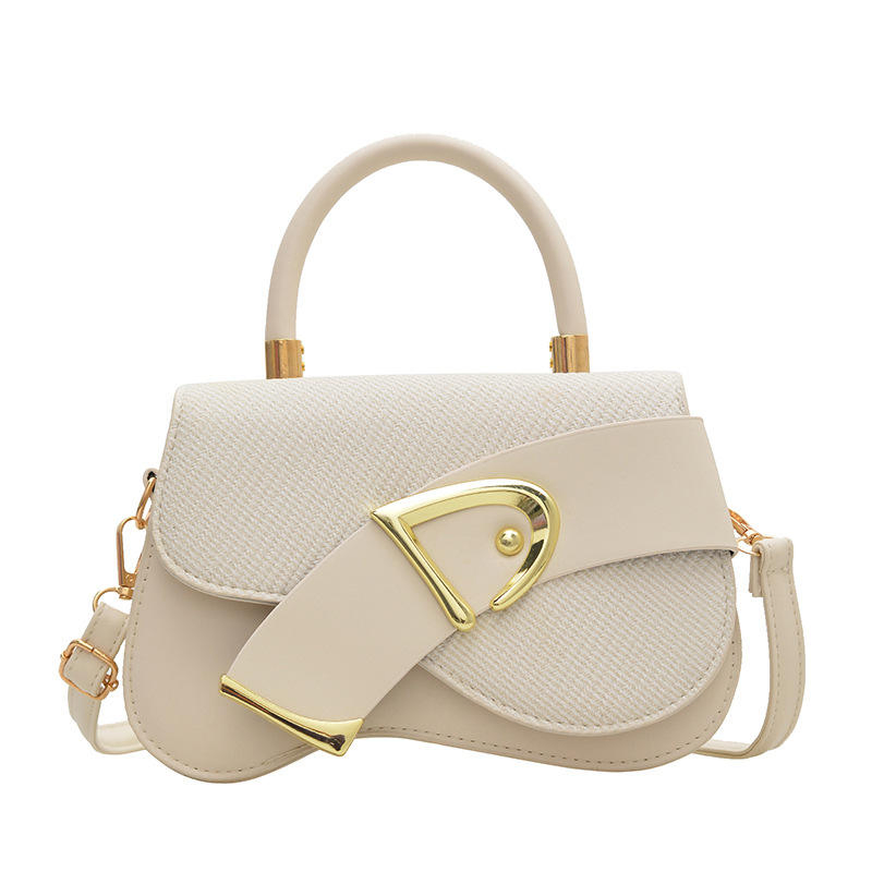 Wx7086 Diseño Único, Textura Casual y Simple, Bolso de PU Pequeño y Personalizado para Mujeres, Adecuado para Verano, Bolso de Hombro Único y Cruzado