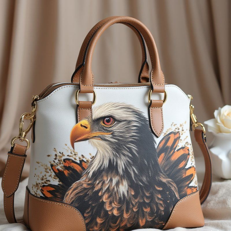 Bolso tote para mujer con estampado de tigre personalizado y fabricado a medida