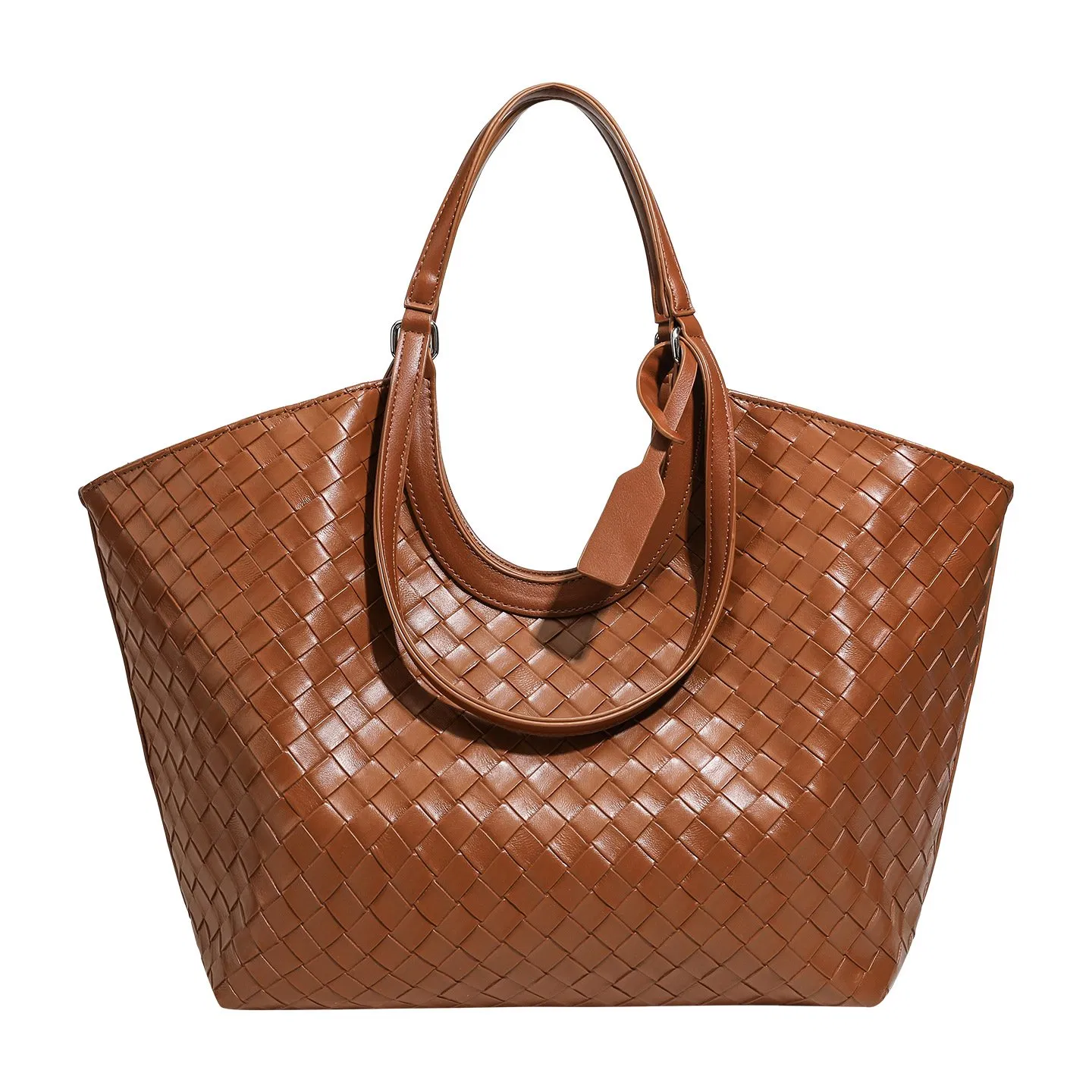 Wx3064 Bolso de mano tejido retro de estilo gemelo de alta gama para damas