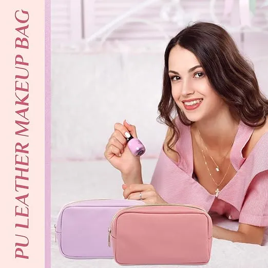 Bolsa de viaje cosméticos mujer cuero PU