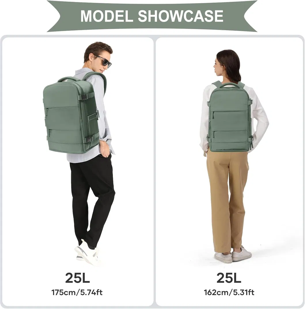 Mochila de viaje para mujeres y hombres, bolsa de mano, mochila de senderismo