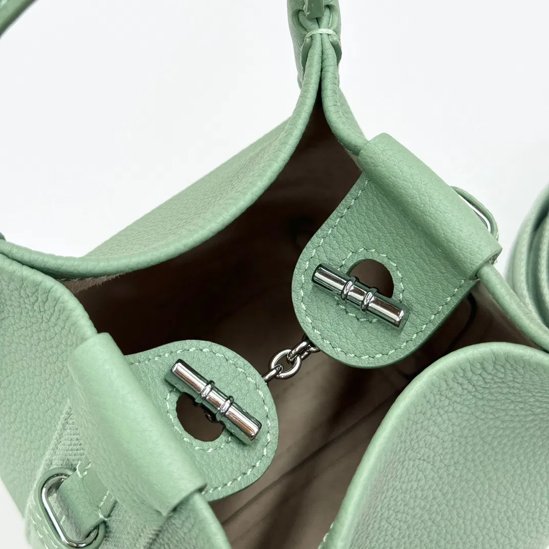 Bolsa de mano de diseñador de marca para damas, bolso de hombro, bolso con cremallera, bolso de cuero