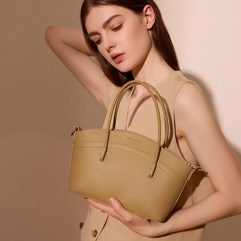 Bolso de mano de mujer estilo zara, bolso de cuero PU de venta caliente