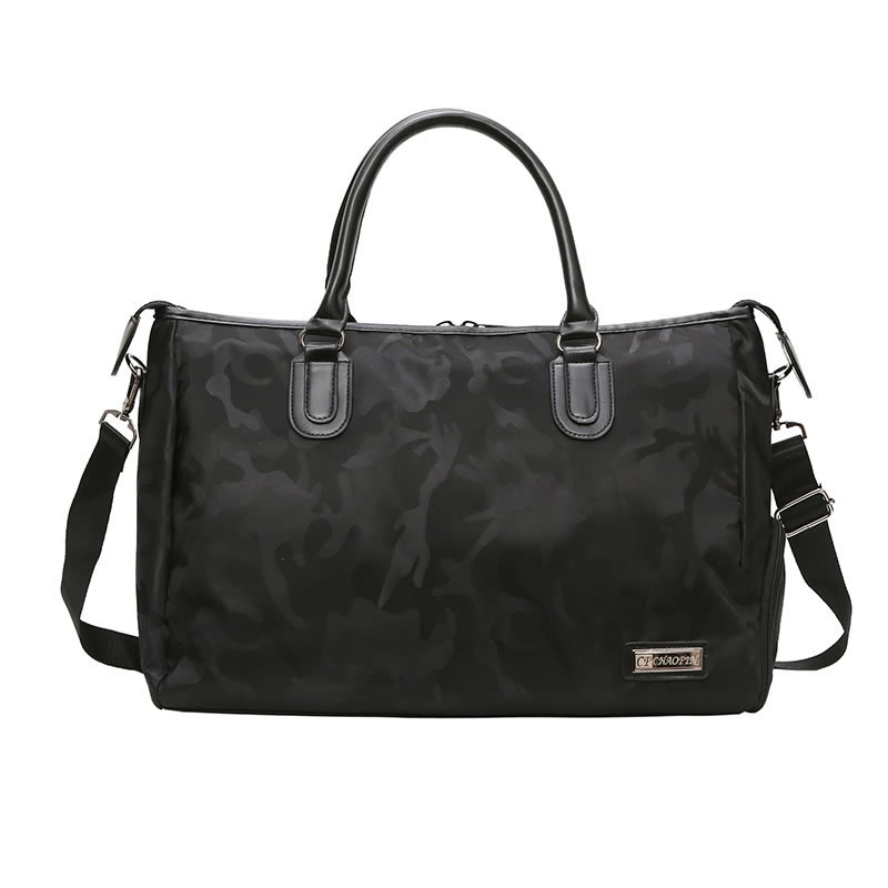 Bolso de viaje grande para mujeres, camuflaje, bolso de mano para hombres, maleta de viaje de corta distancia