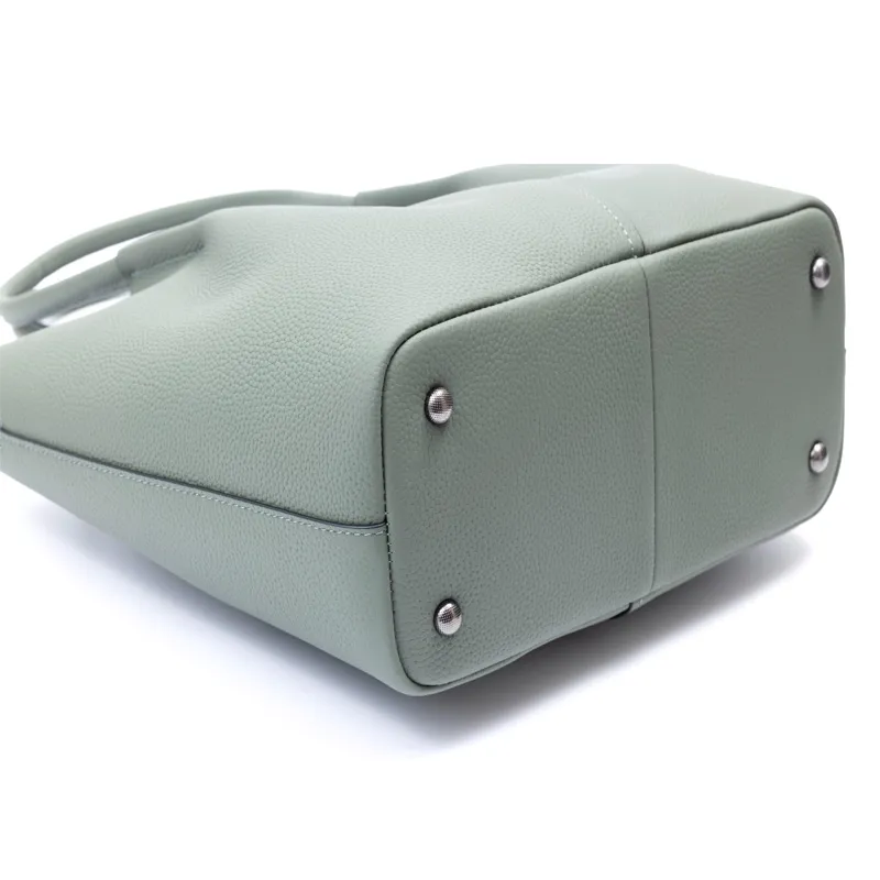 Fabricante Mayorista Fábrica de Bolsos para Mujeres de Cuero de Vaca Moda Bolso Tote para Damas