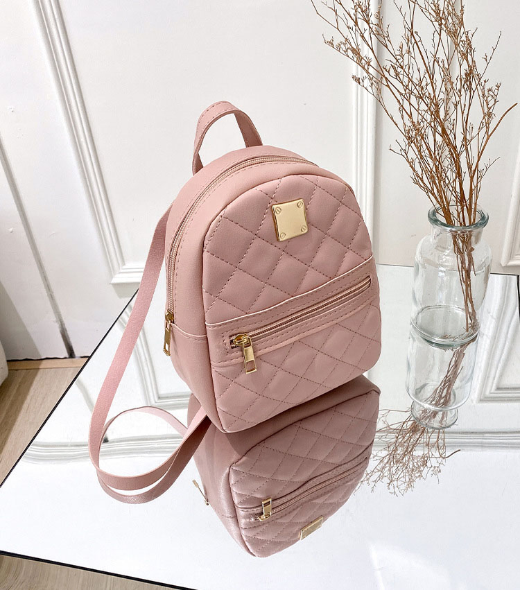 Venta al por mayor de fábrica mochila portátil de cuero PU para mujeres y chicas