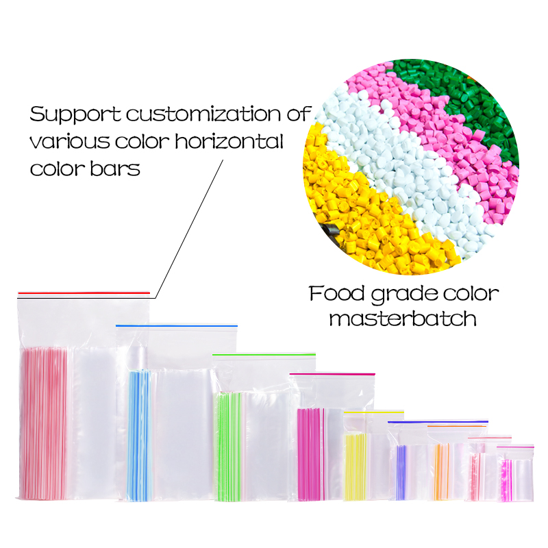 Yurui China Barato LDPE Grado Alimentario Reutilizable Personalizado Logo Mini Grip Sello Rojo Azul Verde Individual Antiestático Rosa Bolsitas Plásticas con Cierre Ziplock con D2w