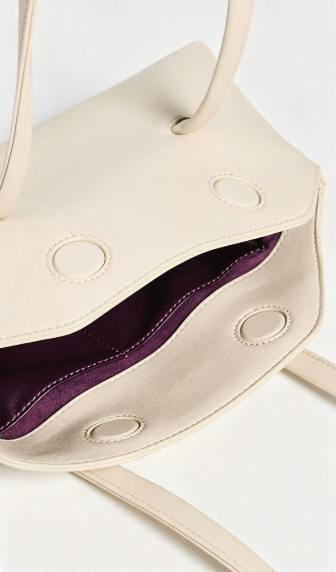 Bolsa de mano de diseño avanzado para mujer, tote de lujo con solapa plegable y cierre magnético, bolso de cuero PU de moda