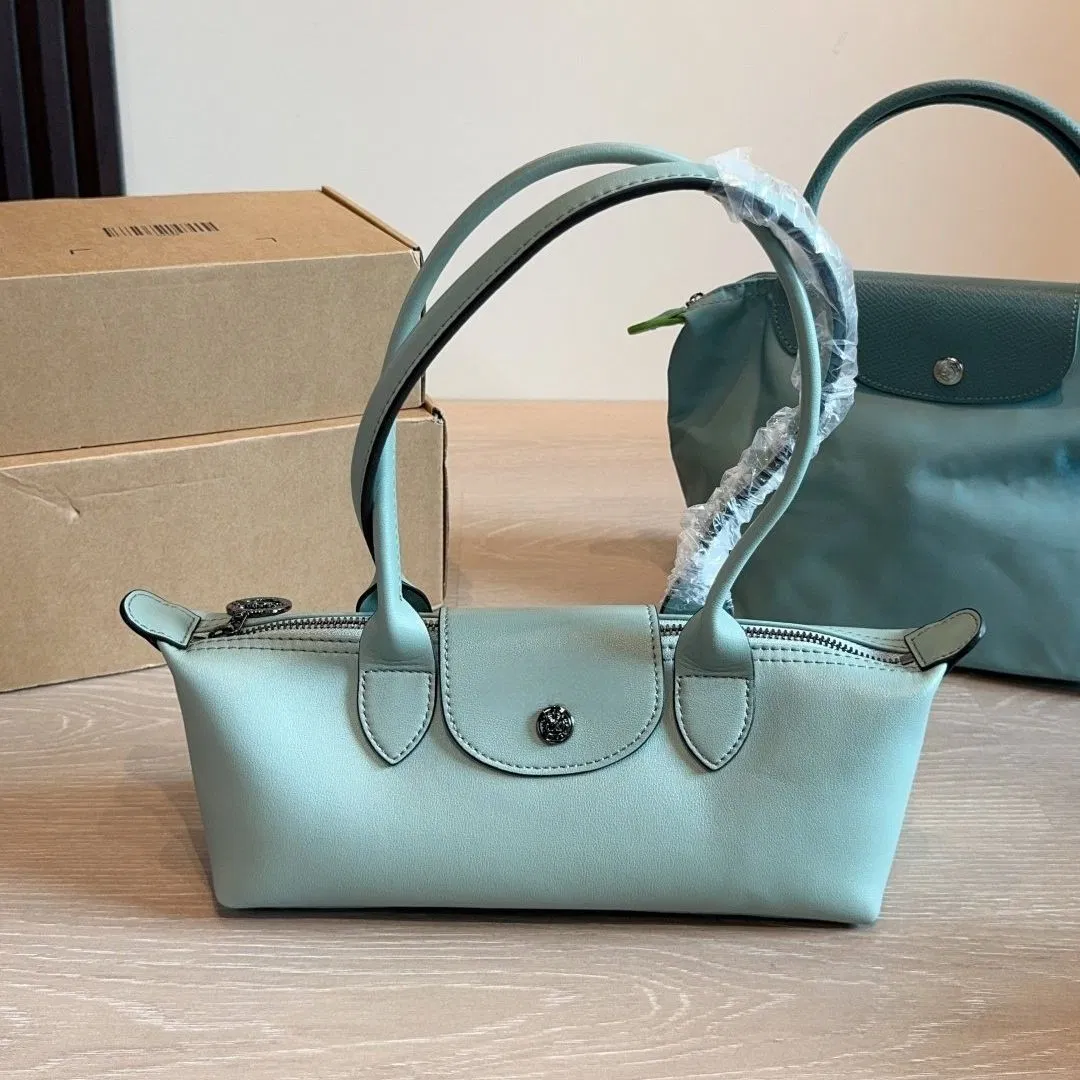 Bolso hobo de cuero sólido minimalista en dos tonos para elegir, bolso portátil de hombro para damas, suministro al por mayor de bolso para mujeres, billetera para damas