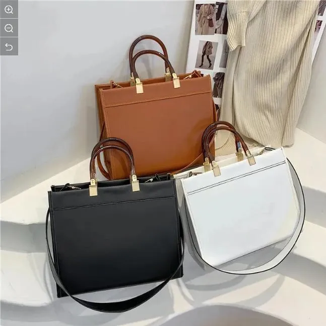 Bolso de mano para damas de cuero vegano con asas superiores y bolsos cruzados para mujeres; S bolsas tote