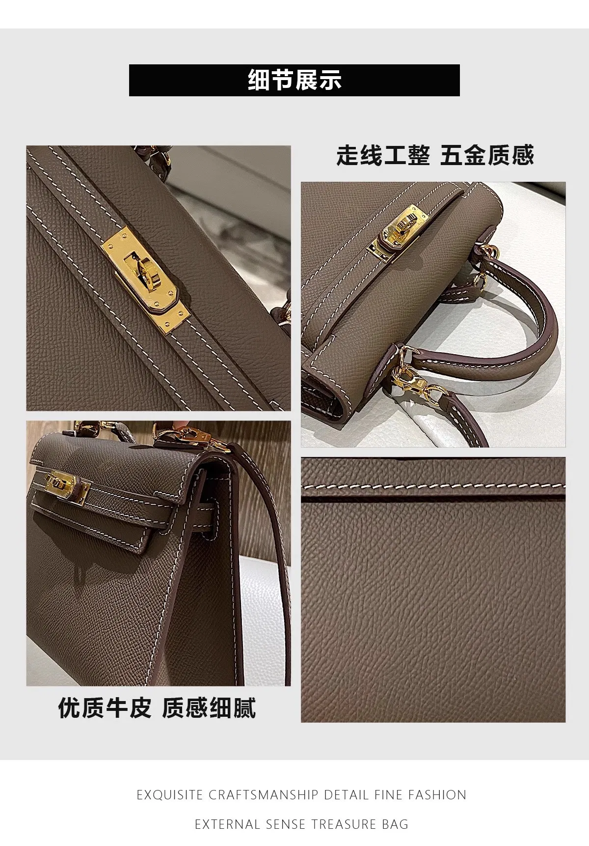 Bolso de lujo de PU para mujeres, bolso de diseñador réplica de moda para damas