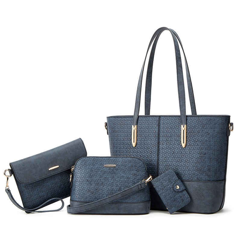 Bolsa tote premium de lino orgánico tejido de macramé de cuero vegano metálico con lentejuelas para trabajo, gimnasio, yoga y pañales