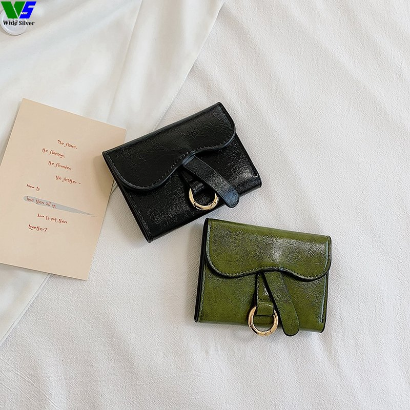 Tarjetero Plateado Amplio Promocional Cartera de Damas de Moda Diseñador