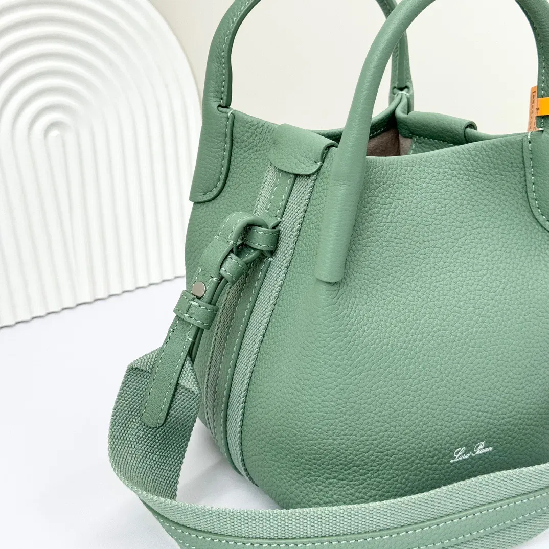 Bolsa de mano de diseñador de marca para damas, bolso de hombro, bolso con cremallera, bolso de cuero