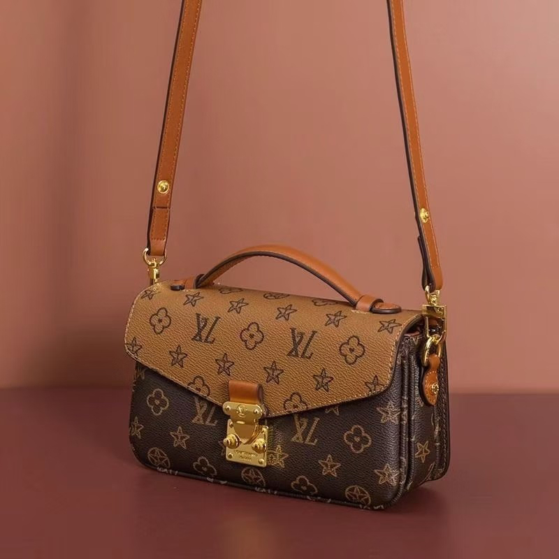 Bolso cruzado de cuero genuino de diseñador de lujo con correa de viaje, mini bolsos de mano para mujeres, bolsos de hombro Louis, copia de marca de diseñador, bolso de mensajero para mujeres - Guangzhou