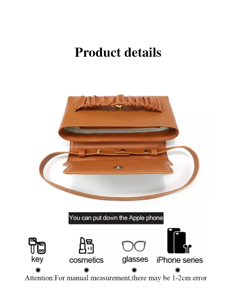 Bolso de Dumpling Personalizado Mini de Cuero PU Diseñador Bolsos para Mujeres Bolsos de Mano Damas