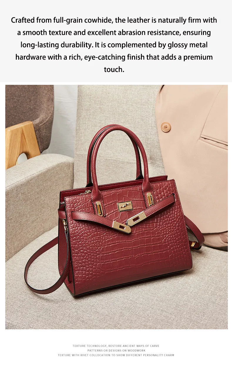 Bolso de lujo de cuero para mujeres