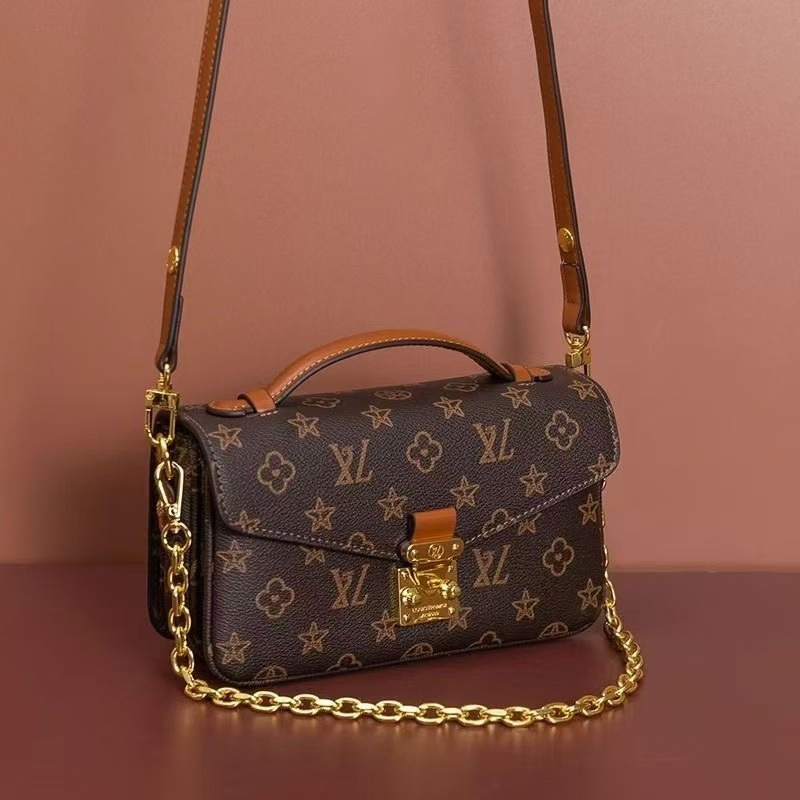 Bolso cruzado de cuero genuino de diseñador de lujo con correa de viaje, mini bolsos de mano para mujeres, bolsos de hombro Louis, copia de marca de diseñador, bolso de mensajero para mujeres - Guangzhou