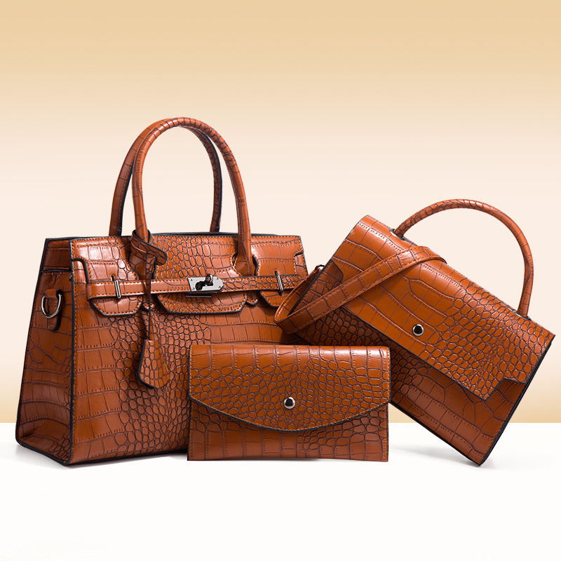 Mujer capacidad de bolso de hombro, bolsas de cuero PU, cajas, bolsos de mano para dama