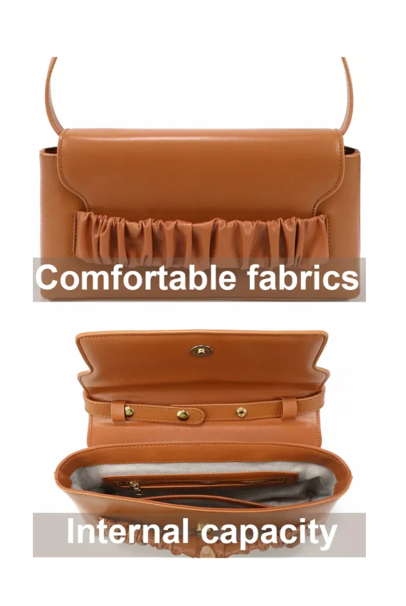 Bolso de Dumpling Personalizado Mini de Cuero PU Diseñador Bolsos para Mujeres Bolsos de Mano Damas