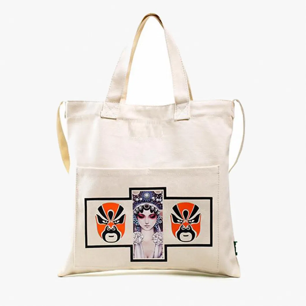 Bolsa de lona personalizada impresa a todo color con tu propio logo