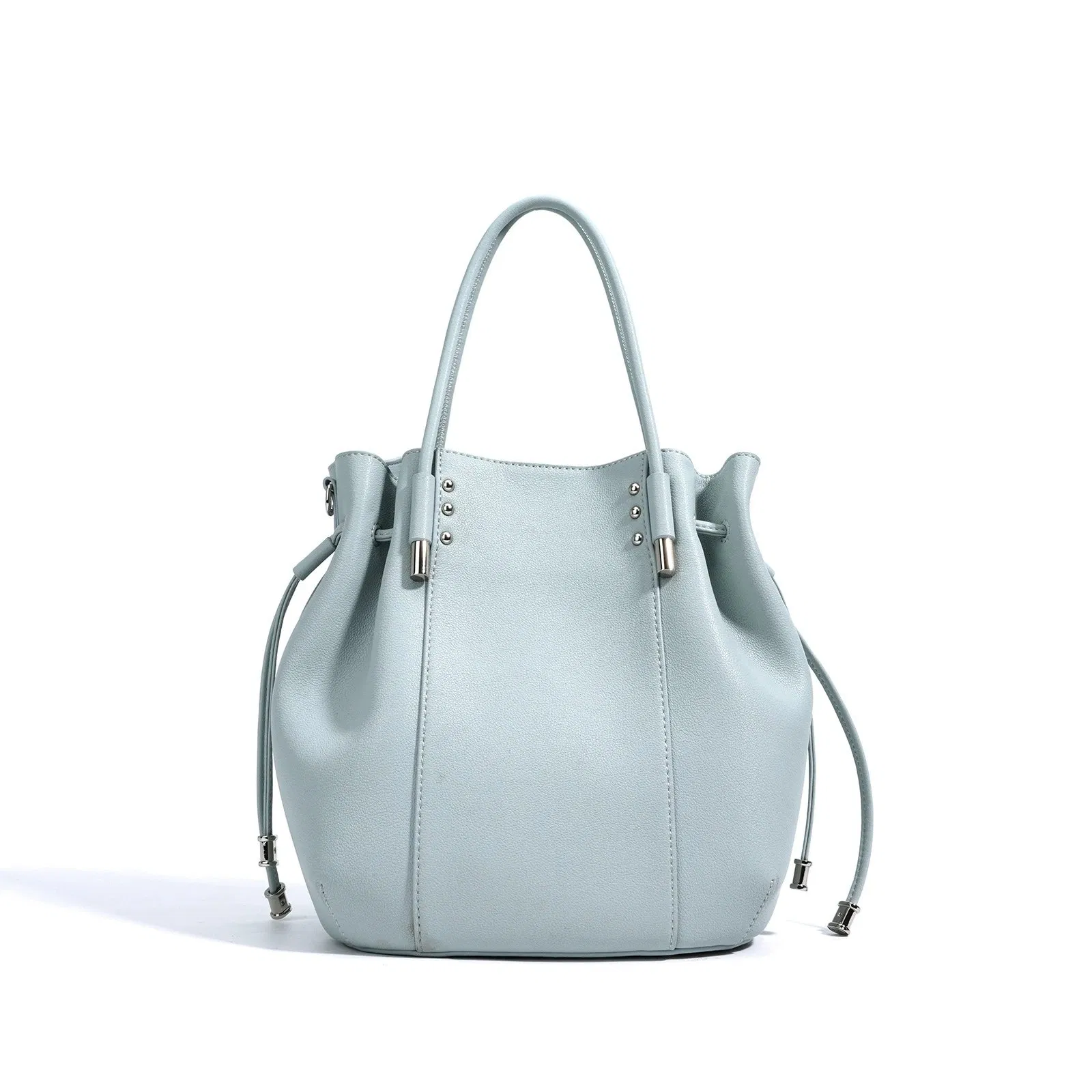 Venta al por mayor de fábrica diseño personalizado tamaño alta calidad textura de cuero genuino bolso para mujeres