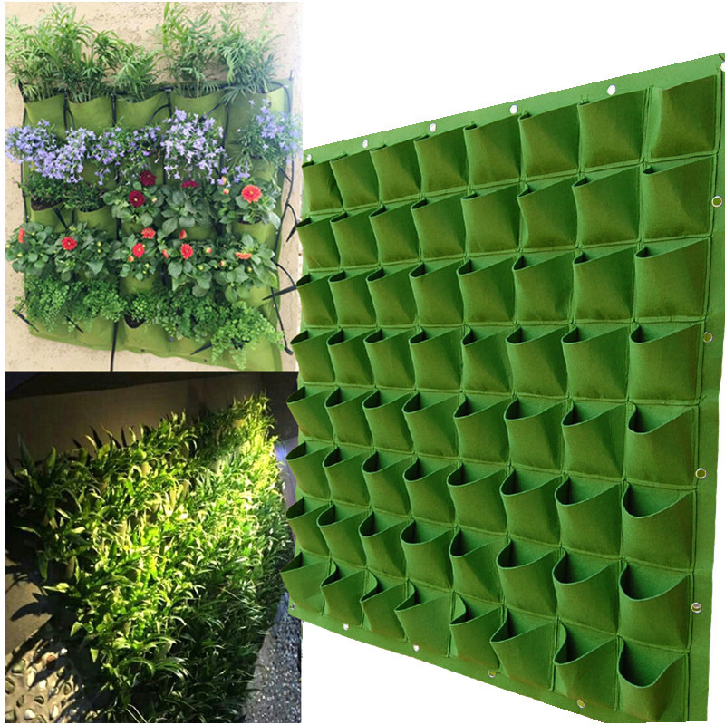 Bolsas de plantación de verduras de malla múltiple, camas de plantación de fieltro, cubos de plantación cuadrados para balcones